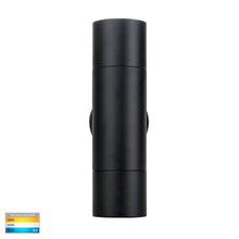 Load image into Gallery viewer, HV1025T-HV1027T - Tivah Black TRI Colour Up & Down Wall Pillar Lights