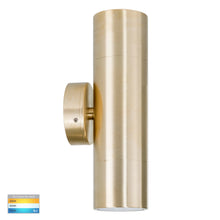 Load image into Gallery viewer, Havit HV1055T-HV1057T - Tivah Solid Brass TRI Colour Up & Down Wall Pillar Lights