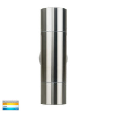 Load image into Gallery viewer, Havit HV1085T-HV1087T - Tivah Titanium Aluminium TRI Colour Up & Down Wall Pillar Lights