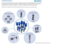 Load image into Gallery viewer, Lowara 5 E-Sv Series Vertical Multi Stage Pump 304 S/S 415 V 1 Phase 50Hz