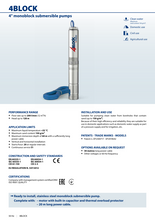 Load image into Gallery viewer, Pedrollo 4" Monoblock Submersible Bore Pump 240V Single Phase