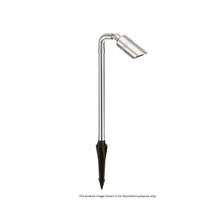 Load image into Gallery viewer, Aqualux LED Adjustable Single Path Light 38 cm Brushed Chrome/Black/Aged Brass