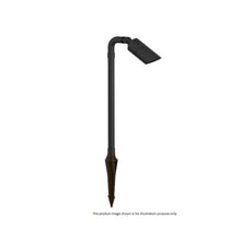 Load image into Gallery viewer, Aqualux LED Adjustable Single Path Light 38 cm Brushed Chrome/Black/Aged Brass