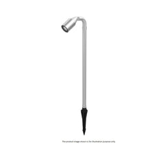 Load image into Gallery viewer, Aqualux LED Single Path Light Spike With AGL-250-30X38 Chrome Brass/Black Brass