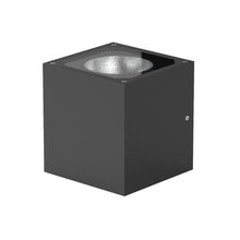 Load image into Gallery viewer, Aqualux LED Prism Square Wall Downlight Black With 3 Years Warranty