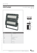 Load image into Gallery viewer, Aqualux Modular Flood Light Black 100/200/300 Watt With 5 Years Warranty