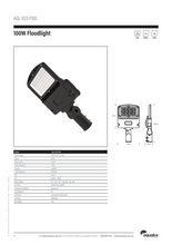 Load image into Gallery viewer, Aqualux Flood Light Black Aluminium With 5 Year Warranty