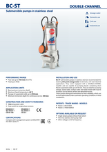 Load image into Gallery viewer, Pedrollo SS304 Double Channel Submersible Pump With Float Switch/Manual 600L/Min