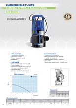 Load image into Gallery viewer, Hyjet Drainage And Vortex Submersible Automatic Pump For Grey Water Transfer