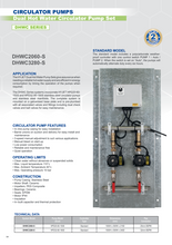 Load image into Gallery viewer, Hyjet Stainless Steel Deluxe Dual Hot Water Circulator Pump Sets