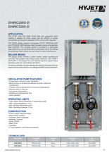 Load image into Gallery viewer, Hyjet Stainless Steel Deluxe Dual Hot Water Circulator Pump Sets