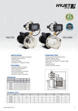 Load image into Gallery viewer, Hyjet Stainless Steel Jet Pump With PC10/PC12 Pressure Controller