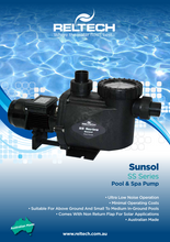 Load image into Gallery viewer, Reltech Sunsol Pool & Spa Pump 0.50/0.75/1.0HP