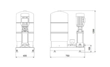 Load image into Gallery viewer, Grundfos Hydro Solo-S CR5-3 Phase Fixed Speed Pressure Booster Set With One Vertical Multistage CR Pump
