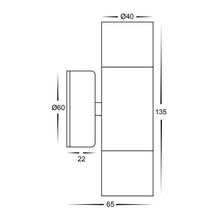 Load image into Gallery viewer, HV1007MR11NW - Mini Tivah 316 Stainless Steel Up &amp; Down Wall Pillar Lights
