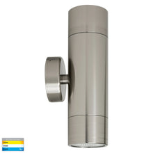 Load image into Gallery viewer, HV1008T - Maxi Tivah 316 Stainless Steel TRI Colour Up &amp; Down Wall Pillar Lights
