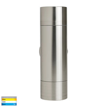 Load image into Gallery viewer, HV1008T - Maxi Tivah 316 Stainless Steel TRI Colour Up &amp; Down Wall Pillar Lights
