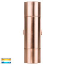 Load image into Gallery viewer, HV1015T-HV1017T - Tivah Solid Copper TRI Colour Up &amp; Down Wall Pillar Lights
