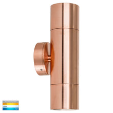 Load image into Gallery viewer, HV1015T-HV1017T - Tivah Solid Copper TRI Colour Up &amp; Down Wall Pillar Lights
