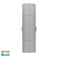 Load image into Gallery viewer, Havit HV1045T-HV1047T - Tivah Silver TRI Colour Up &amp; Down Wall Pillar Lights

