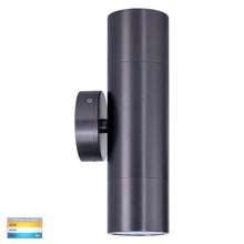 Load image into Gallery viewer, Havit HV1075T-HV1077T - Tivah Solid Brass Graphite Coloured TRI Colour Up &amp; Down Wall Pillar Lights
