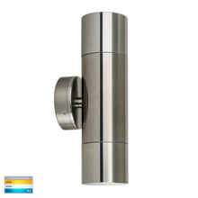 Load image into Gallery viewer, HAVIT HV1085T-HV1087T - Tivah Titanium Aluminium TRI Colour Up &amp; Down Wall Pillar Lights
