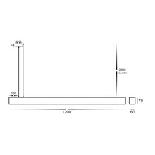 Load image into Gallery viewer, HV6001T-BLK - Proline 6070 Black LED Pendant
