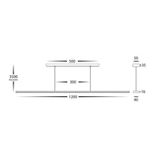 Load image into Gallery viewer, HV6005T-WHT - Proline White 1200mm Slim LED Pendant
