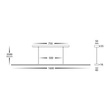 Load image into Gallery viewer, HV6006T-WHT - Proline White 1600mm Slim LED Pendant
