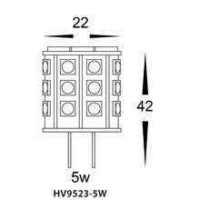 Load image into Gallery viewer, Havit HV9523-5W-HV9529-5W - 5w G4 12v DC LED Bi Pin Globe
