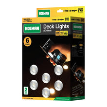 Load image into Gallery viewer, Holman 30mm Warm White Deck Light - 6 Pack
