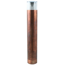 Load image into Gallery viewer, Hunza LED Bollard 700 Black/Copper/Stainless Steel
