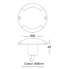 Load image into Gallery viewer, Havit LED Deck Light Two Way Silver Aluminium 5500K/3000K
