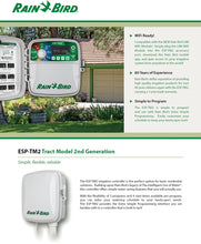 Load image into Gallery viewer, RainBird ESP TM2 6 Station Outdoor Controller WIFI LNK Ready