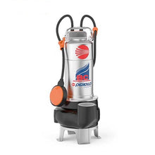 Load image into Gallery viewer, Pedrollo SS304 Double Channel Submersible Pump With Float Switch/Manual 750L/Min
