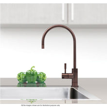 Load image into Gallery viewer, Puretec High Loop Designer Faucet Bronze/Gold 1/4 Turn With LED Reminder Light
