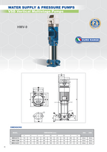 Load image into Gallery viewer, Hyjet Stainless Steel Aisl304 Vertical Multistage Pump With VSD Controller 240V
