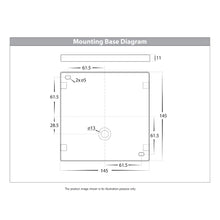 Load image into Gallery viewer, Havit LED Surface Mounted Step Light Black Square 240V/12V
