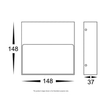 Load image into Gallery viewer, Havit LED Surface Mounted Step Light White Square 240V/12V
