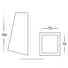 Load image into Gallery viewer, Havit LED Wall Wedge Light Square Copper 240V/12V DC
