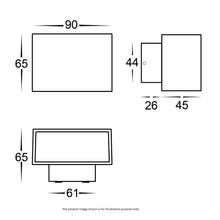 Load image into Gallery viewer, Havit LED Wall Light 3W Square Up &amp; Down White 5500K/3000K
