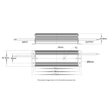 Load image into Gallery viewer, Havit 12V DC IP66 High Power Factor Weatherproof LED Driver 100W 12V/24V
