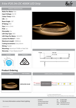 Load image into Gallery viewer, Havit HV9722-IP20-128-4K LED Strip 4000K 9.6W 24V DC IP20
