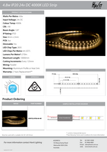 Load image into Gallery viewer, Havit HV9722-IP20-64-4K LED Strip 4000K 4.8W 24V DC IP20
