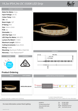 Load image into Gallery viewer, Havit HV9723-IP54-240-5K-1 LED Strip 5500K 19.2W IP54
