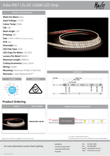 Load image into Gallery viewer, Havit HV9723-IP67-120-5K LED Strip 5500K 9.6W 12V DC IP67
