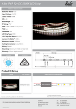 Load image into Gallery viewer, Havit HV9723-IP67-60-5K LED Strip 5500K 4.8W IP67
