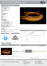 Load image into Gallery viewer, Havit HV9731-IP20-180-3K LED Strip 3000K 4.8W IP20 Micro
