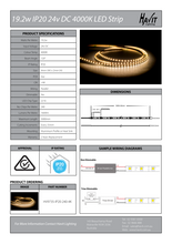 Load image into Gallery viewer, Havit HV9735-IP20-240-4K LED Strip 4000K 19.2W IP20 Micro
