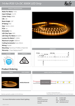 Load image into Gallery viewer, Havit HV9783-IP20-60-3K LED Strip 3000K 14.4W IP20
